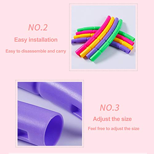 Storio Hula Hoop Zig Zag for Adults Kids Quality Exercise Fitness Ring Multi Colour Adjust in 2 Sizes | Hoopla Baby Toys Play Kit 56 (SC1556) - Image 5