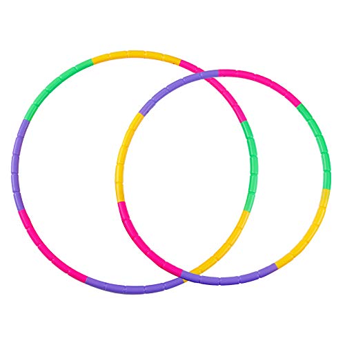 Storio Hula Hoop Zig Zag for Adults Kids Quality Exercise Fitness Ring Multi Colour Adjust in 2 Sizes | Hoopla Baby Toys Play Kit 56 (SC1556) - Image 2