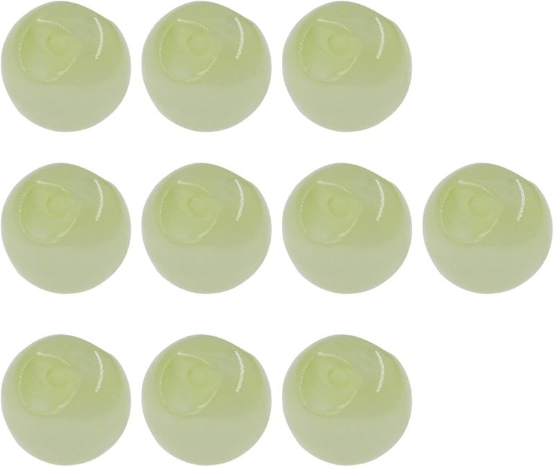Army Green Resin Pearl Buttons 10PCS 10mm Round Sewing Buttons For Wedding Dress Skirt - Image 2