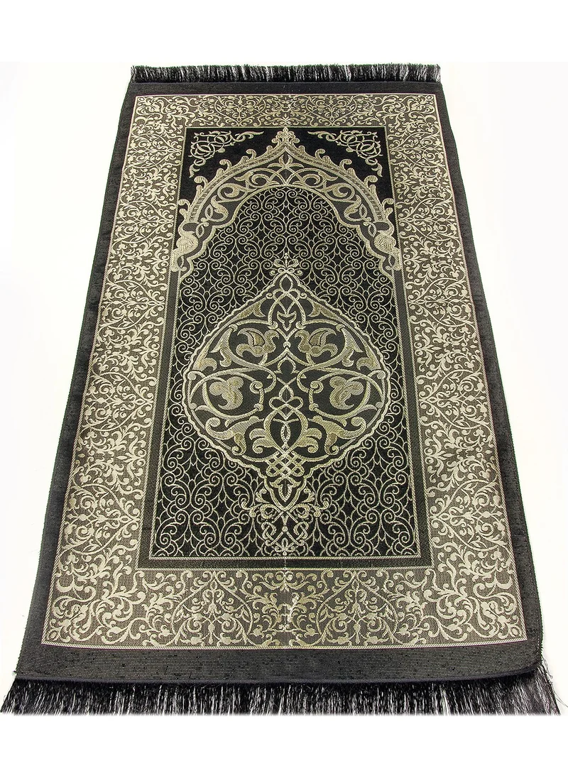 İhvan Ihvan Ottoman Taffeta 0150 Black Prayer Rug