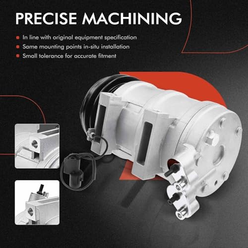 A-Premium Air Conditioner AC Compressor with Clutch Compatible with Mitsubishi L200 2.4L 2.5L 2008-2015 - Image 5