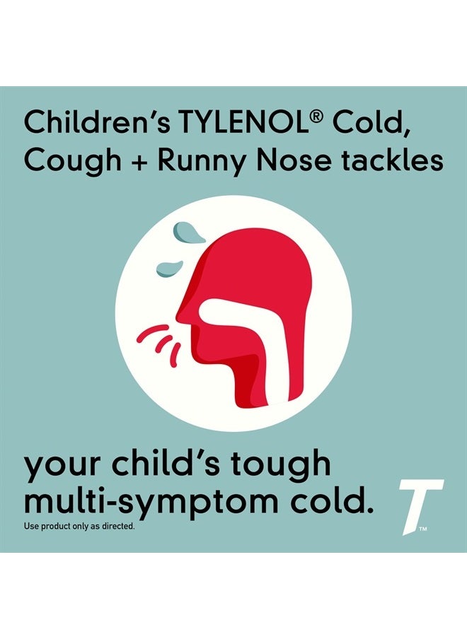 TYLENOL Children's TYLENOL Cold + Cough + Runny Nose Oral Suspension, Grape, 4 Fl. Oz  - Image 3