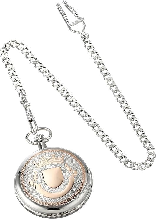 Charles Hubert Paris Charles-Hubert, Paris 3822 Two-Tone Mechanical Pocket Watch - Image 4