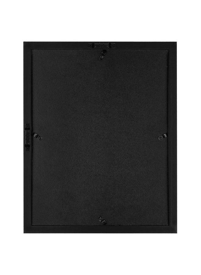 Americanflat - 11X14 Shadow Box Frame In Black With Soft Linen Back Composite Wood With Polished Glass For Wall And Tabletop - Image 1