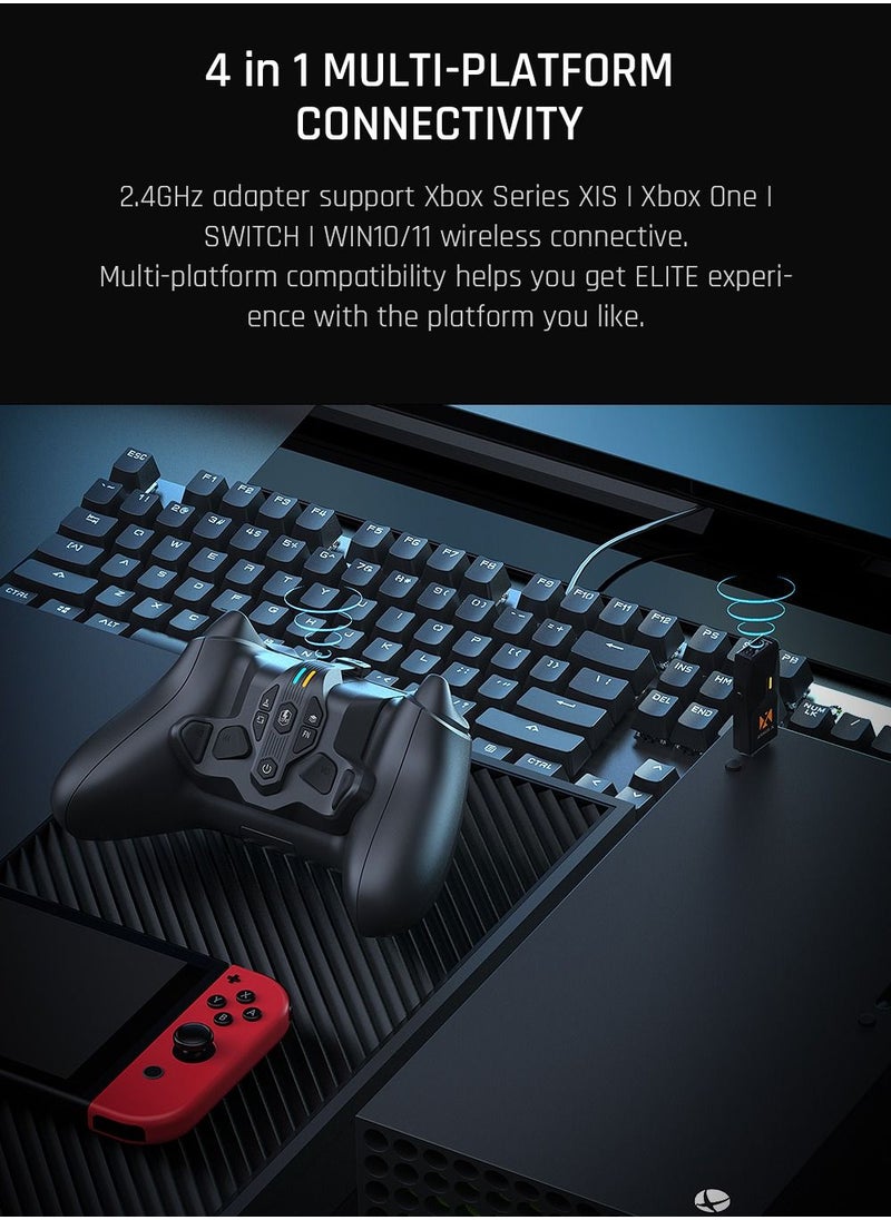 BIGBIG WON Armor-X Pro Strike Pack, Wireless Back Button Attachment for Xbox Series X|S Controller