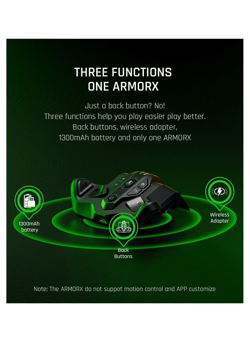 BIGBIG WON Armor-X Pro Strike Pack, Wireless Back Button Attachment for Xbox Series X|S Controller