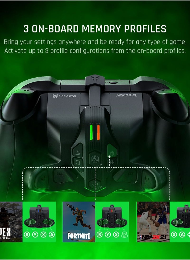 BIGBIG WON Armor-X Pro Strike Pack, Wireless Back Button Attachment for Xbox Series X|S Controller