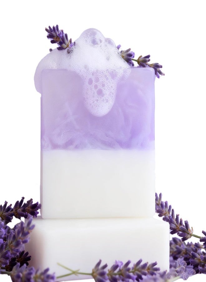 YURHERSU Lavender Milk Cleansing Bar Soap for Moisturized Skin Gentle Cleanser, Face & Hair & Body Soap Bar with Shea Butter & Lavender Oil and Goat Milk, Gentle Care for Dry Sensitive Skin, 3.52 oz - Image 1