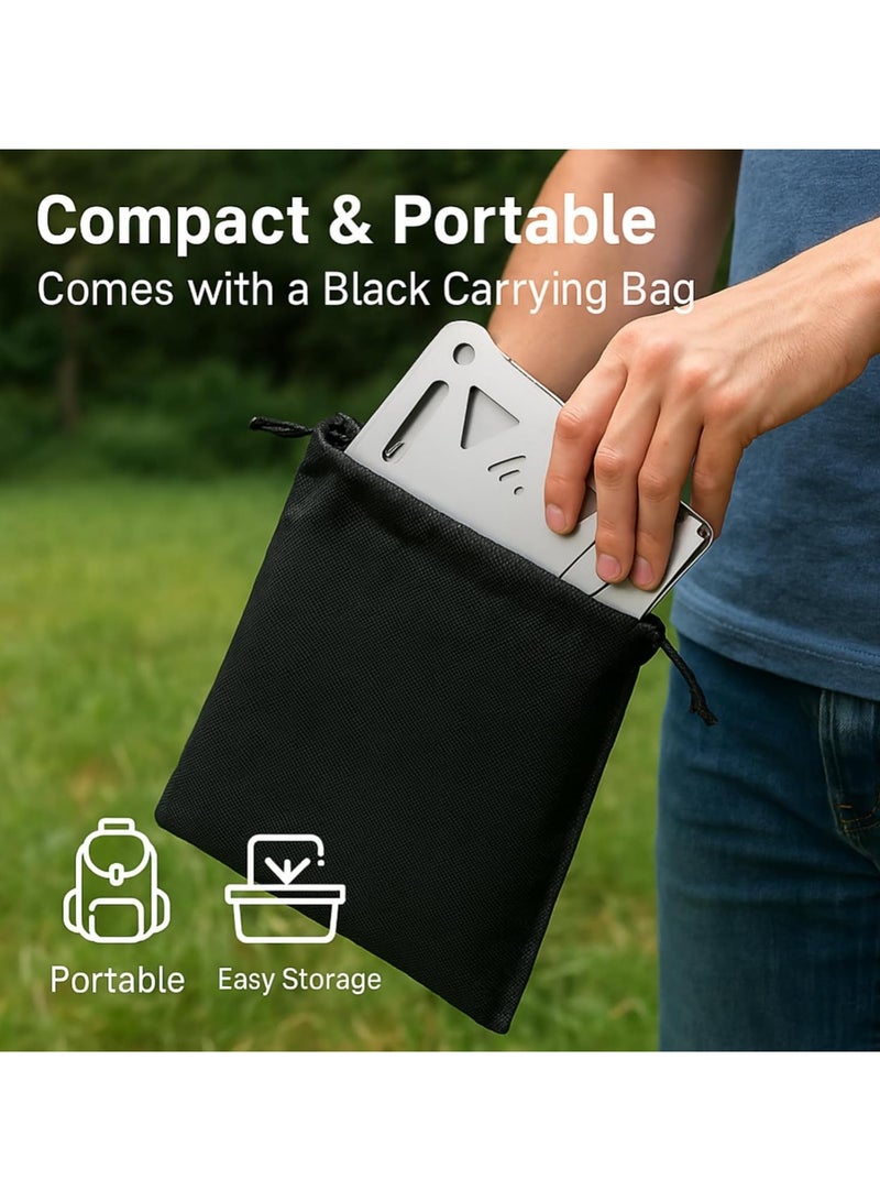 CMGTYYD Lightweight Folding Charcoal Grill - Portable Small BBQ for Outdoor Camping, Beach, Tailgating - Compact Grill Easy Clean - Image 3