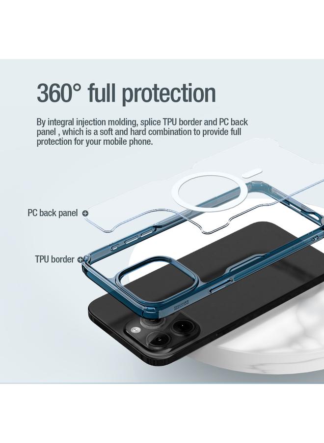 Nillkin Case For iPhone 15 Pro Max Ultra Clear Magsafe PC + TPU Phone Case - Image 5