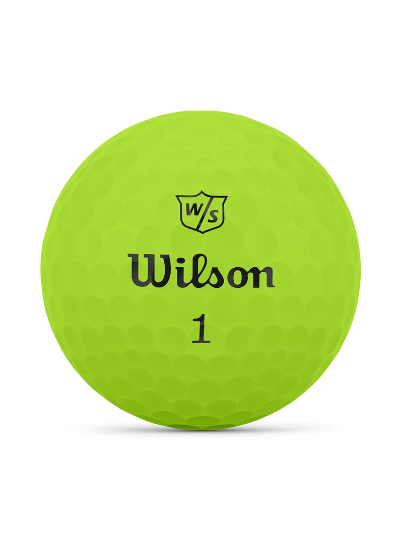 Wilson كرات جولف ستاف ديو الخضراء، عبوة من 12 - Image 2