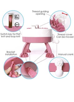 Arabest Knitting Machine 22 Needles with Needle Arrangement Device Smart Weaving Loom Knitting with Row Counter Double Knitting Machine Kit for Adults or Children  - Image 3