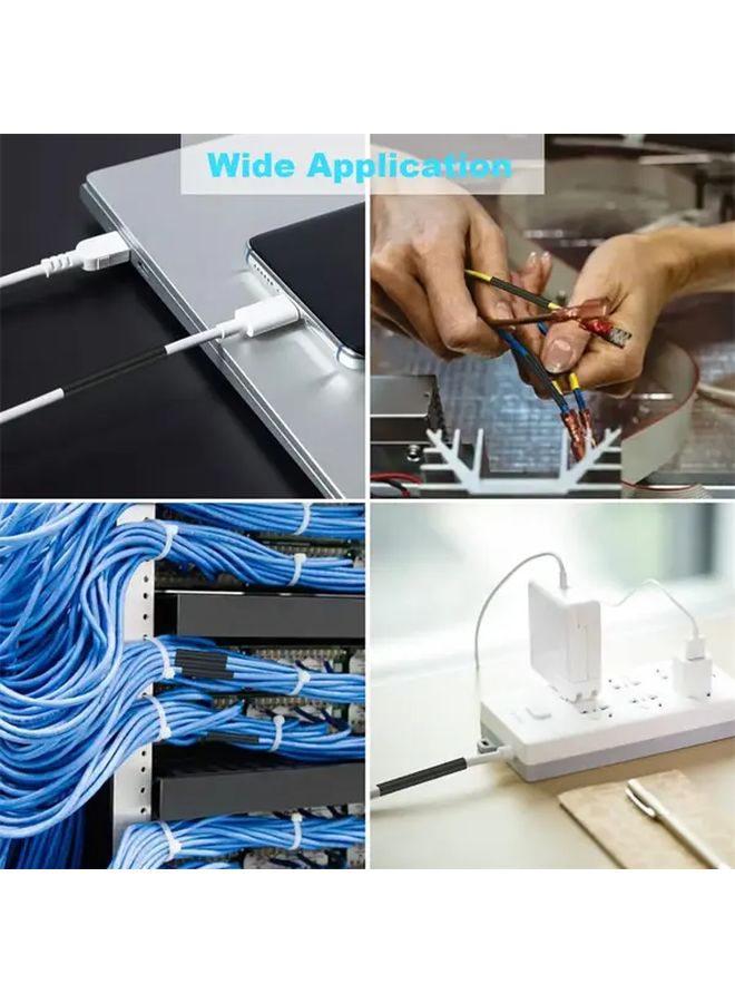 650pcs Black Heat Shrink Tube Kit Assorted Sizes for Electrical Connections Cable Insulation - Image 5