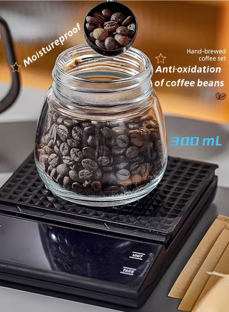 HOMESTAR 10 Pcs Coffee Tools V60 Sets Drip Coffee with Coffee Scale, Hand Brewing Coffee Maker Set  - Image 5