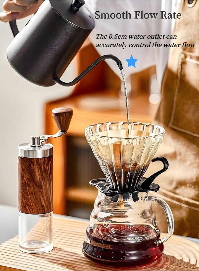 HOMESTAR 10 Pcs Coffee Tools V60 Sets Drip Coffee with Coffee Scale, Hand Brewing Coffee Maker Set  - Image 3