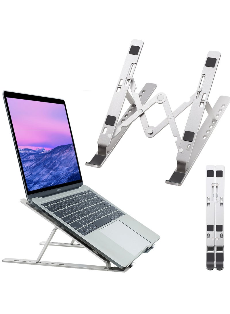 Portable Aluminium Lightweight Laptop Stand With 7 Adjustable Height Levels