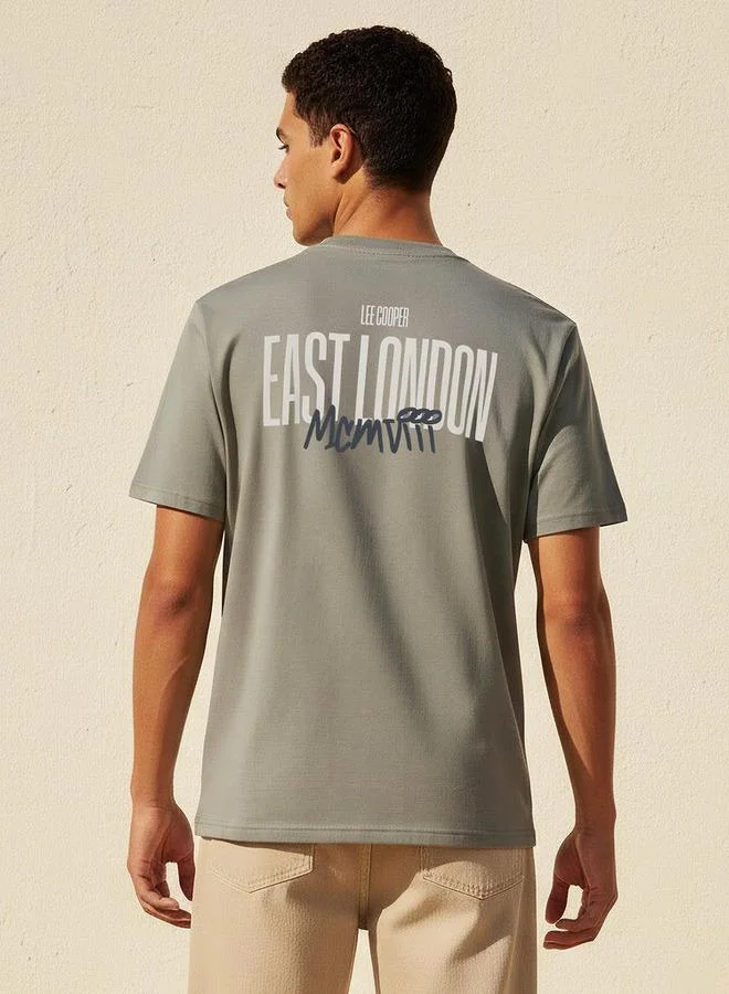 Lee Cooper Lee Cooper Men Regular Fit Crew Neck Short Sleeve Logo Print T shirt
