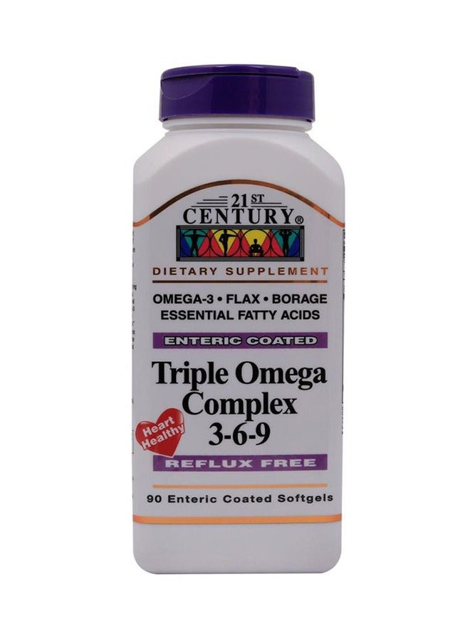 مركب أوميغا الثلاثي 3-6-9 - 90 كبسولة هلامية