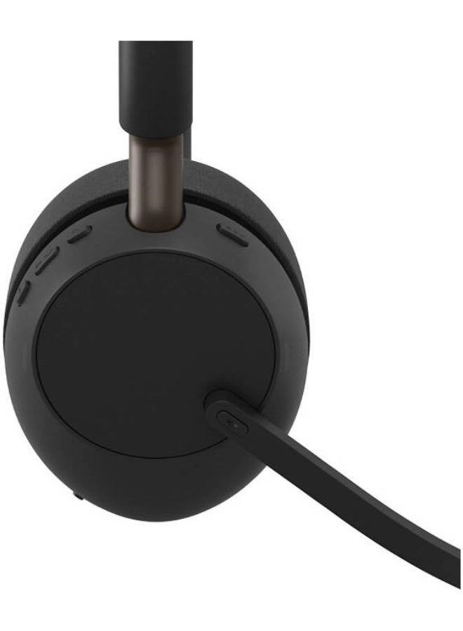 Jabra Evolve3 65 Stereo Wireless Headset, Microsoft Teams Certified, LINK 390a USB-A Bluetooth Dongle, Adaptive ANC, Spatial Sound, 28mm Speakers, 6-Mic ClearVoice, Up to 31H Talk Time, Up to 59H Music, Black | 36599-999-999 - Image 5