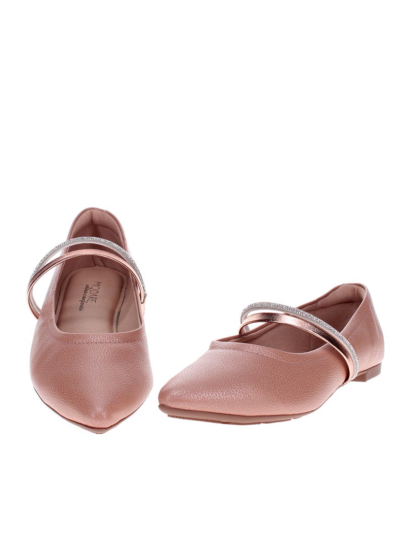 MODARE Stylish Ballerina Shoes for Women and Girls – Lightweight Flat Slip-On Flats | Casual Comfort Shoes | Soft Insole Dressy Footwear | Ideal for Office, School, Travel & Daily Wear - Image 4