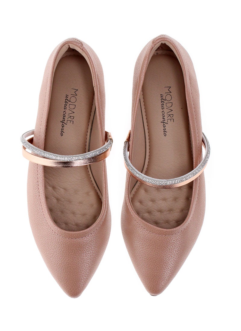 MODARE Stylish Ballerina Shoes for Women and Girls – Lightweight Flat Slip-On Flats | Casual Comfort Shoes | Soft Insole Dressy Footwear | Ideal for Office, School, Travel & Daily Wear - Image 5