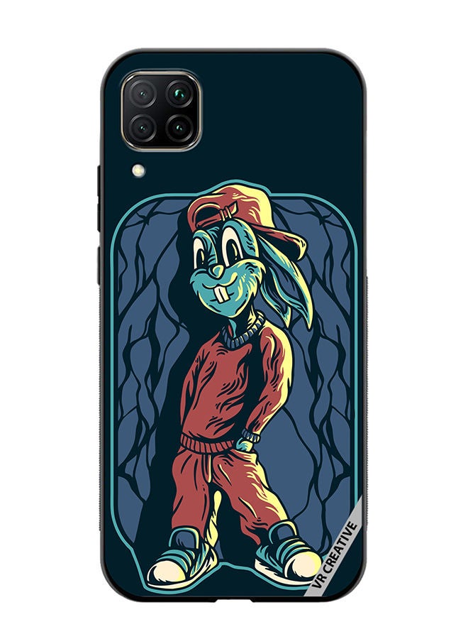 VR CREATIVE Protective Case Cover For Huawei Nova 7i/P40 Lite Cool Rabit Design Multicolour - Image 1