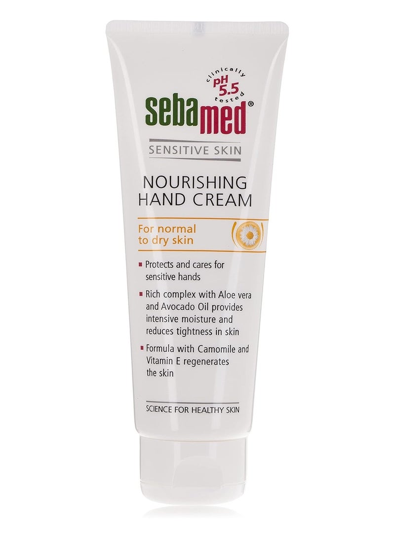 Sebamed SENSITIVE SKIN NOURISHING HAND CREAM For normal to dry skin 75 ml - Image 3