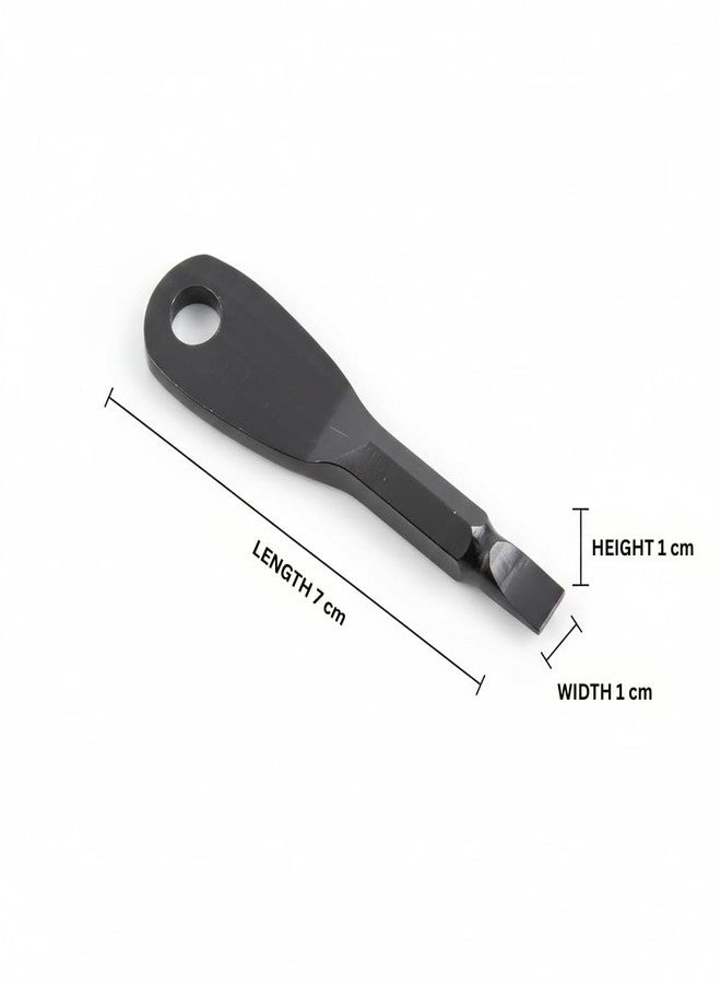SHREESAMP Mini Screwdriver Keychain 2 Pcs Stainless Steel Small Pocket Repair Tool Multifunction EDC Tool for Tightening Screws Anytime Home Office Travel Emergency Use Key Ring Set - Image 2