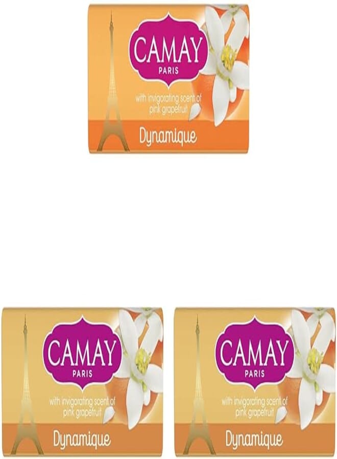 Camay Bar Soap Dynamique 115G (Pack of 3)