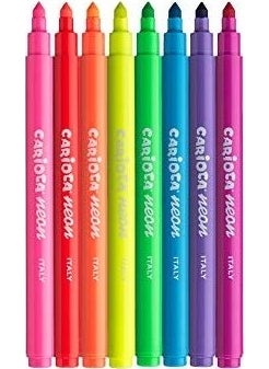 carioca Neon Washable Felt Pen 8 pcs 42785  - Image 2