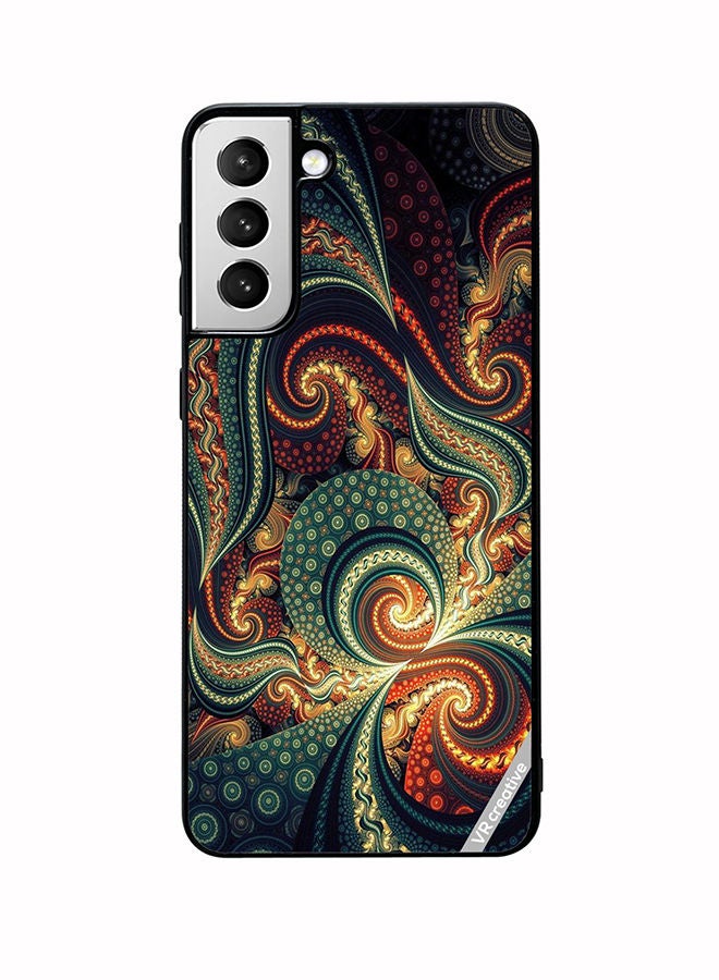 VR CREATIVE Protective Case Cover For Samsung Galaxy S22 5G Pastel Green Design Multicolour - Image 1