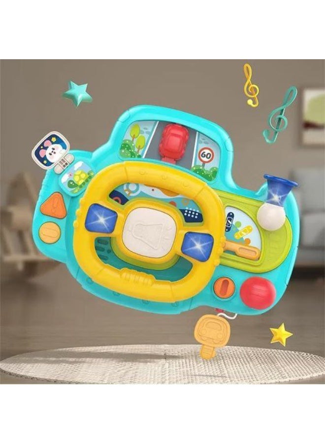 هوانجر لعبة دركسيون السيارة للأطفال – قيادة واقعية بأصوات وإضاءة، خامة آمنة ومناسبة من عمر سنة - Image 2