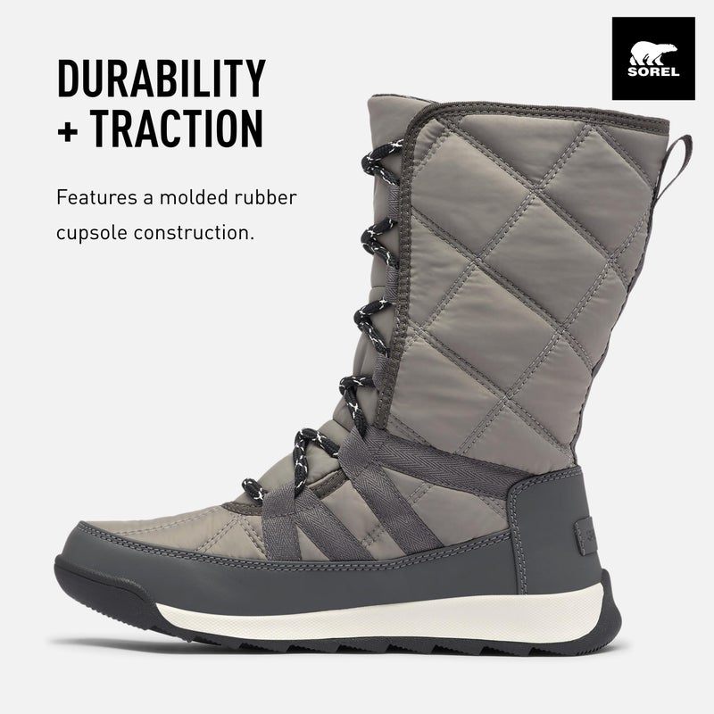 Sorel Whitney II Tall Lace Waterproof Women's Boots - Quarry - Size 7 - Image 4