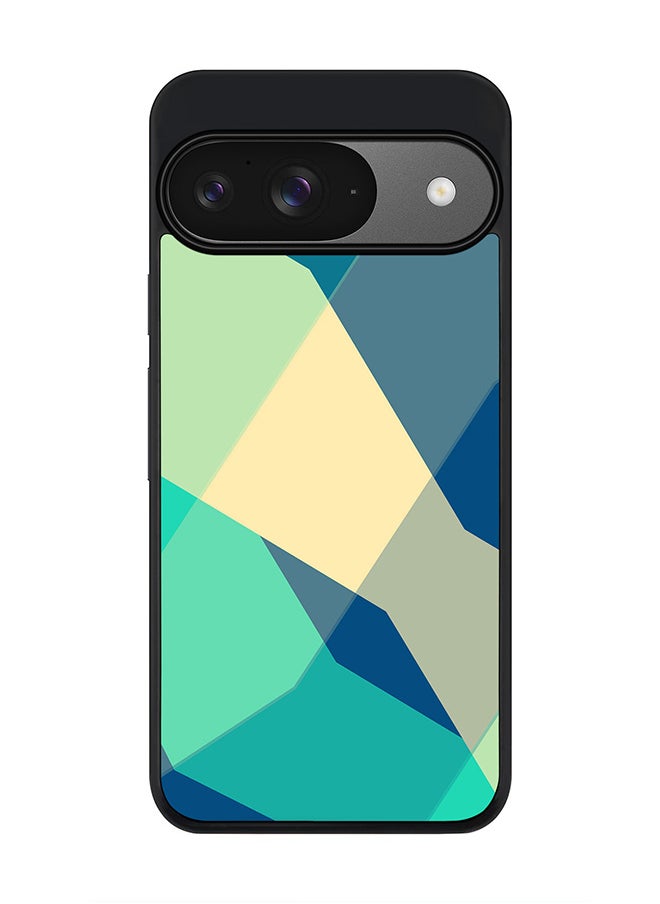 Stylizedd For Google Pixel 9 Case,Slim fit Camera Protection, Shockproof Thin Phone cover - Checkered Aqua  - Image 1