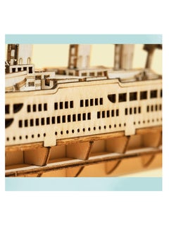 Robotime Rolife Cruise Ship Model 3D Wooden Puzzle TG306, DIY 3D Puzzles for Adults/Teens, Unique Gift for Craft Hobby and Creative Home Decor  - Image 4