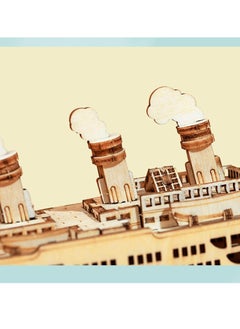 Robotime Rolife Cruise Ship Model 3D Wooden Puzzle TG306, DIY 3D Puzzles for Adults/Teens, Unique Gift for Craft Hobby and Creative Home Decor  - Image 3
