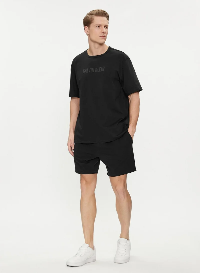 CALVIN KLEIN  Logo Crew Neck T-Shirt for Men | Best Price UAE