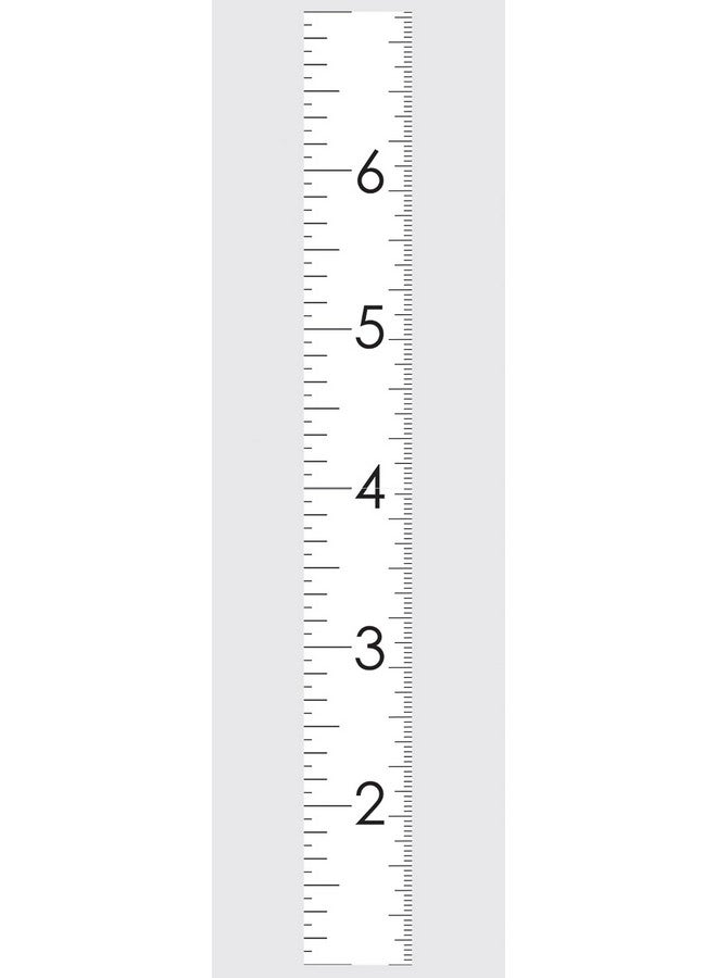 RoomMates Modern White Growth Chart Peel and Stick Wall Decals by RoomMates, RMK5533GM - Image 1
