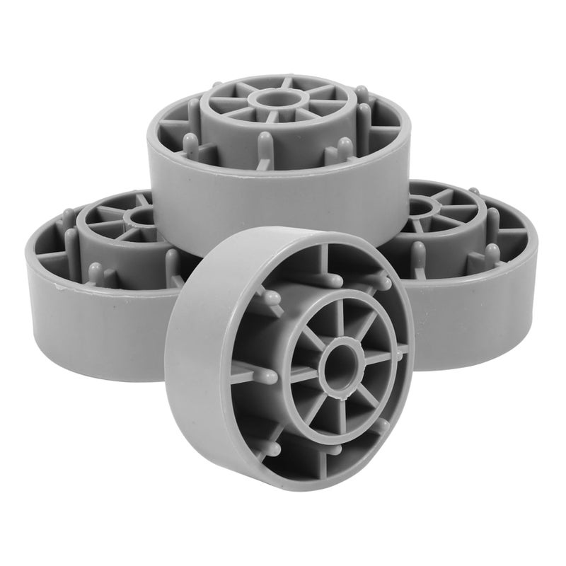 4 Pieces Anti Vibration Washing Machine Pads Spike Design Noise Reduction Washer Feet Mats - Image 2