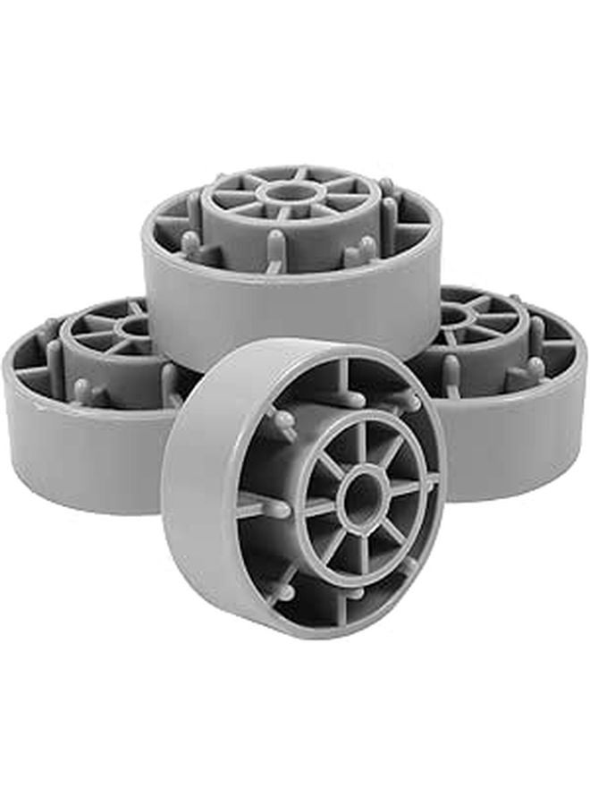 4 Pieces Anti Vibration Washing Machine Pads Spike Design Noise Reduction Washer Feet Mats - Image 1
