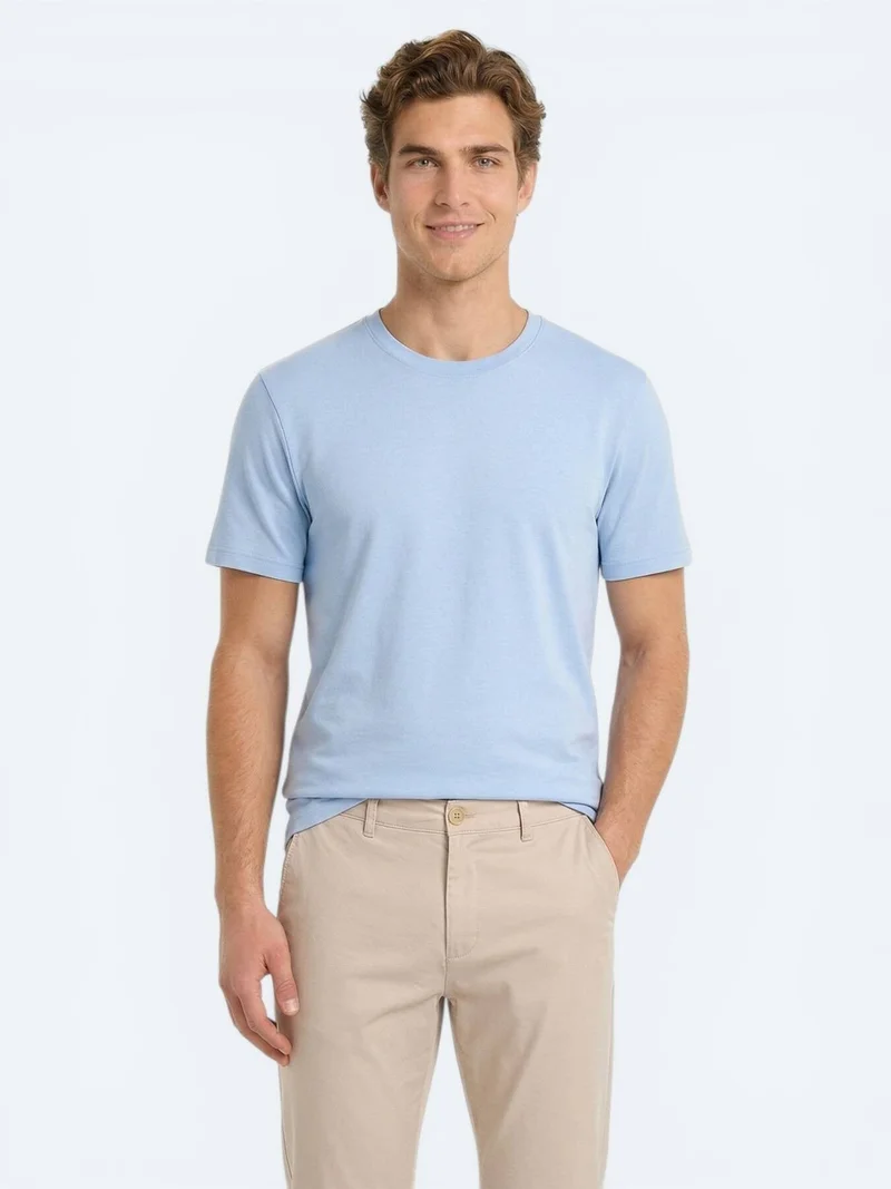 Kip Light Blue Plain T-Shirt