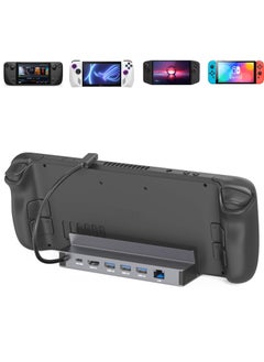 USB C Docking Station for Steam Deck Steam Deck OLED ROG Ally Lenovo Legion Go Switch Gaming 4K@60Hz HDMI Gigabyte Ethernet 100W USB-C Charging Port 10Gbps USB3.0