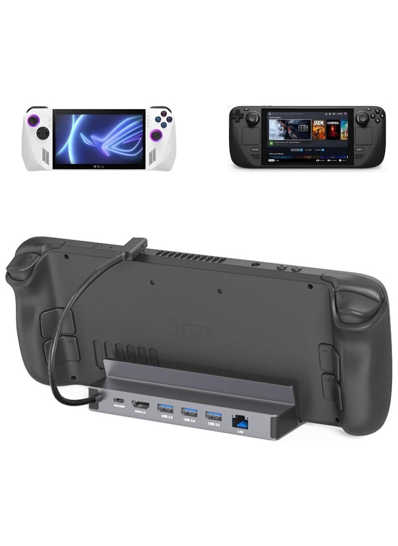USB C Docking Station for Steam Deck Steam Deck OLED ROG Ally Lenovo Legion Go Switch Gaming 4K@60Hz HDMI Gigabyte Ethernet 100W USB-C Charging Port 10Gbps USB3.0 - pzsku/Z98F01876DF5862149A26Z/45/_/1725814424/99d50342-7dfd-4682-a3cf-1aef6016ce05