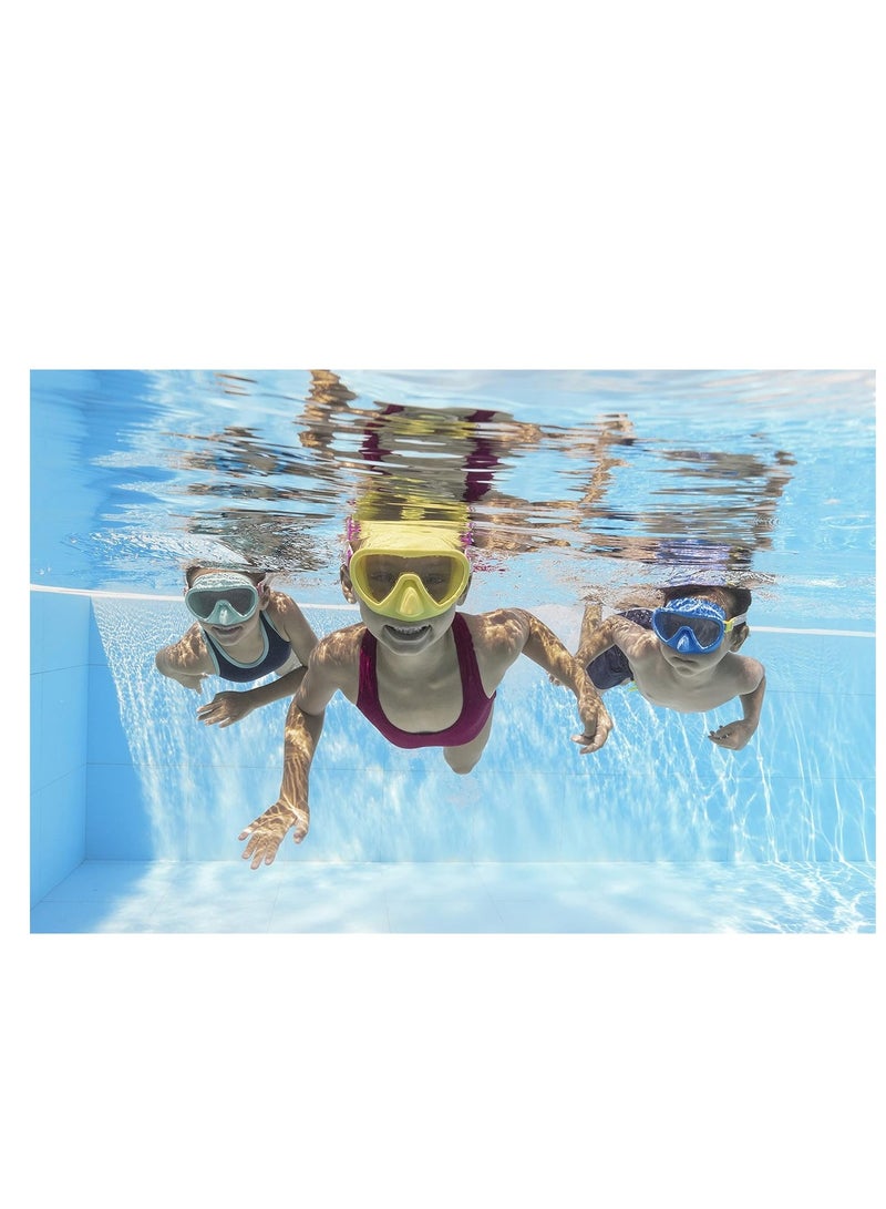 بست واي Bestway Crusader essential diving mask Polycarbonate For Children - No:22057  - Image 2