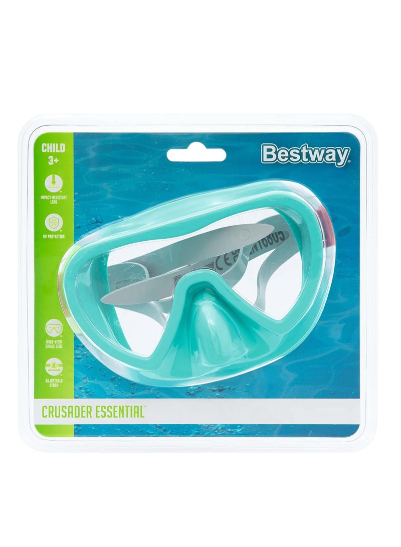 بست واي Bestway Crusader essential diving mask Polycarbonate For Children - No:22057  - Image 3