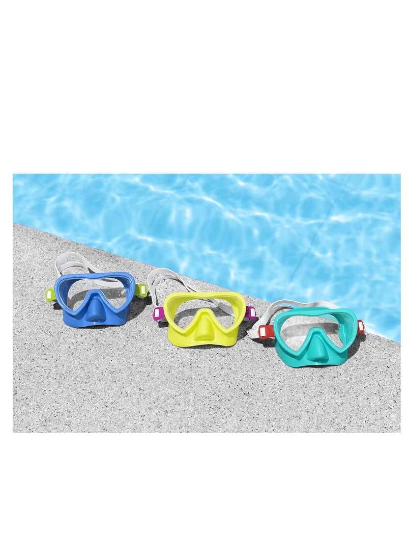 بست واي Bestway Crusader essential diving mask Polycarbonate For Children - No:22057  - Image 4