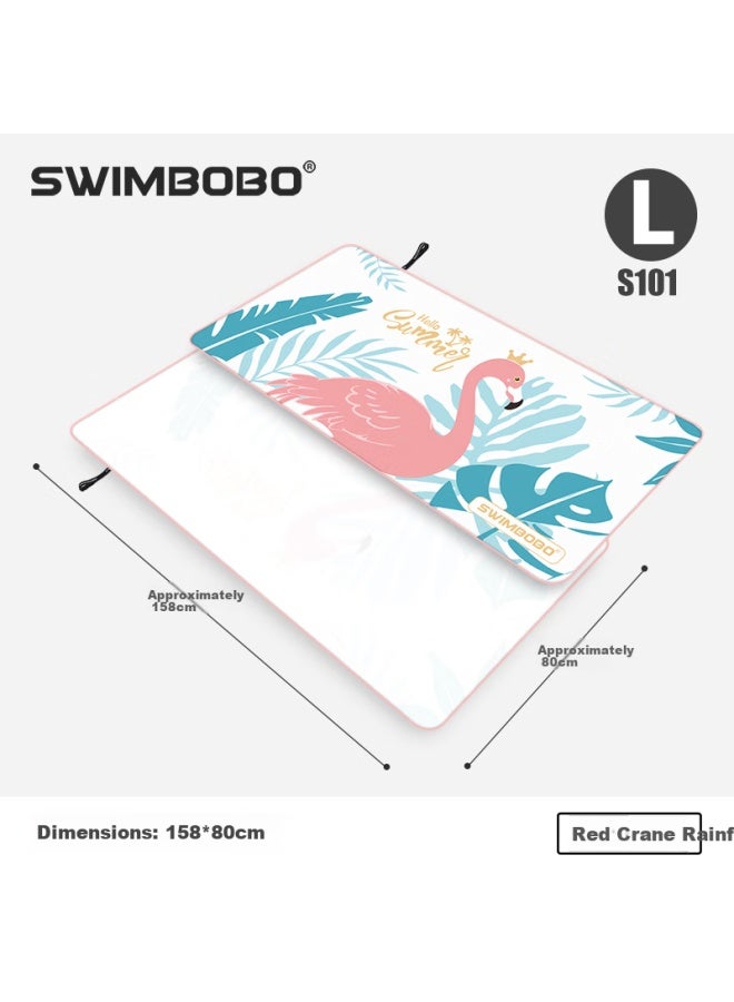 Swimbobo Quick Dry Bath Towel Women Absorbent Large Towel Swimming Towel Men Sports Travel Children Hot Spring Vacation Beach Towel 101l - Image 1