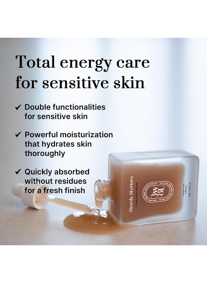 3words 8letters [3W8L] Energy Active Serum 1.69 fl oz | Vegan Face Ampoule For All Skin Types | Soothing & Moisturizing Face Serum | Korean Skin Care | k-beauty | 3Words 8Letters - Image 3