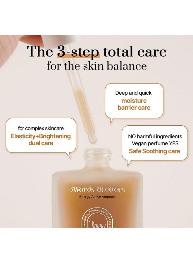3words 8letters [3W8L] Energy Active Serum 1.69 fl oz | Vegan Face Ampoule For All Skin Types | Soothing & Moisturizing Face Serum | Korean Skin Care | k-beauty | 3Words 8Letters - Image 4