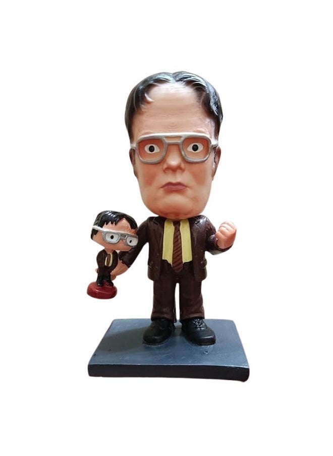 Generic - Dwight Schrute Bobblehead 10 cms || The Office Merchandise || Michael Scott || Jim & Pam - Image 1